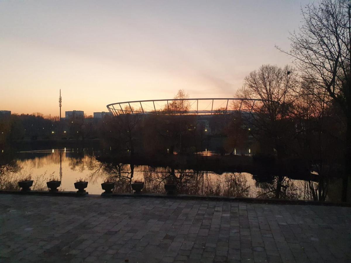 Apartament Wsrod 1000Cy Swiatel - Z Parkingiem W Hali Garazowej- Duzy Balkon Z Lezakami - Piekny Widok Noca Na Panorame Tysiaclecia Катовіце Екстер'єр фото